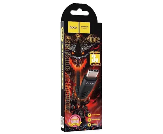 Дата кабель Hoco UD02 "Grandiose" Type-C (1m) Черный