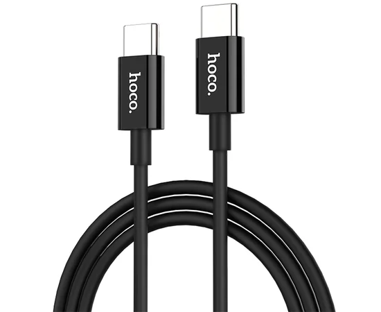 Дата кабель Hoco X23 Skilled Type-C to Type-C (3A/1М) Черный