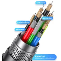 Дата кабель Usams US-SJ532 U75 8K DP to DP 1.4 HD (2m) Black