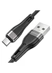 Дата кабель Borofone BX46 Rush USB to MicroUSB (1m) Черный