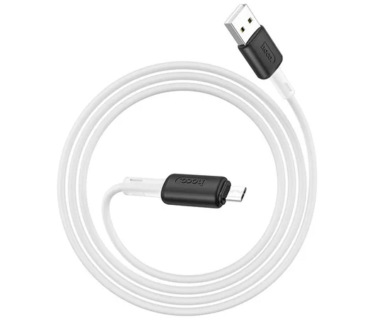 Дата кабель Hoco X48 "Soft" MicroUSB (1m) Белый