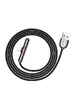 Дата кабель Hoco U65 Colorful Magic USB to Lightning (1.2m) Черный