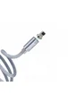 Дата кабель Hoco Magnetic U40А плетеный USB to Type-C (1m) Серый