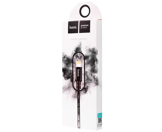 Дата кабель Hoco X14 Times Speed Lightning Cable (2m) Черный