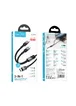 Дата кабель Hoco U139 Type-C to Type-C/Type-C 100W (1.2m) Black