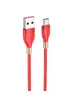 Дата кабель Hoco U92 "Gold collar" Type-C (1.2 m) Красный