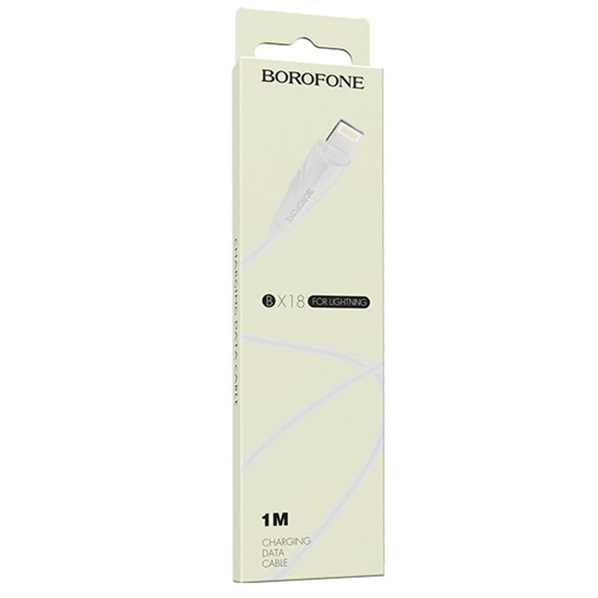 Дата кабель Borofone BX18 Optimal USB to Lightning (1m) Белый