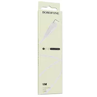 Дата кабель Borofone BX18 Optimal USB to Lightning (1m) Белый