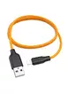 Дата кабель Hoco X21 Plus Silicone Lightning Cable (2m) Black / Orange