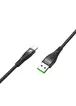 Дата кабель Hoco U53 Flash Type-C Cable (5A) (1.2m) black