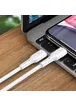 Дата кабель USAMS US-SJ406 U43 Type-C to Lightning PD Fast Charging (1.2m) Білий