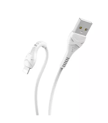 Дата кабель Hoco X37 "Cool power" Lightning (1m) Білий