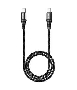 Дата кабель Hoco X50 "Excellent" Type-C to Type-C (1m) Чорний