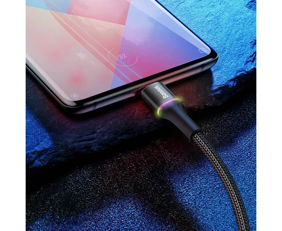 Дата кабель Baseus Halo Data Micro USB Cable 3A (0.25m) Черный