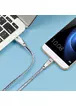 Дата кабель Hoco U9 Type-C Cable (1.2m) Серебряный
