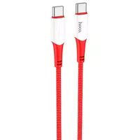 Дата кабель Hoco X70 Ferry Type-C to Type-C 60W (1m) Красный