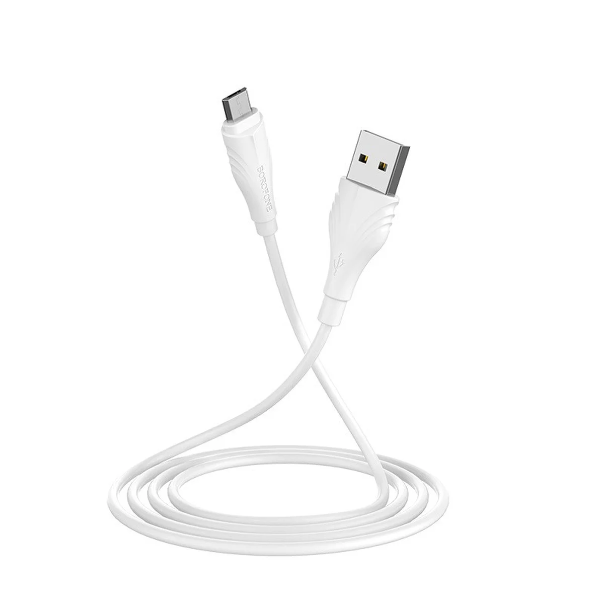 Дата кабель Borofone BX18 Optimal USB to MicroUSB (3m) Белый