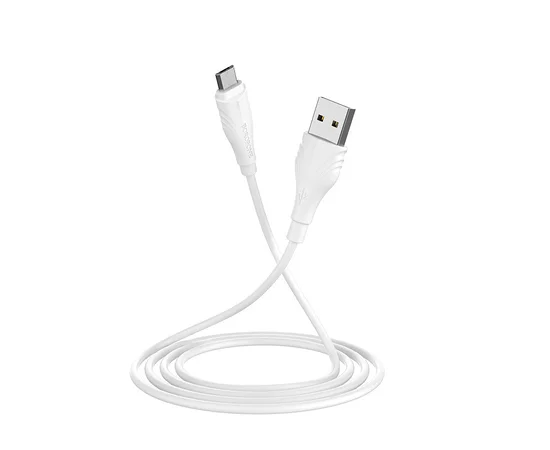 Дата кабель Borofone BX18 Optimal USB to MicroUSB (3m) Белый