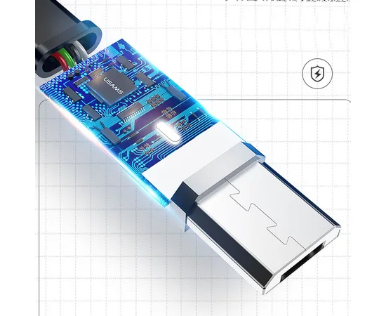 Дата кабель USAMS US-SJ233 U7 USB to MicroUSB (1.2m) Білий