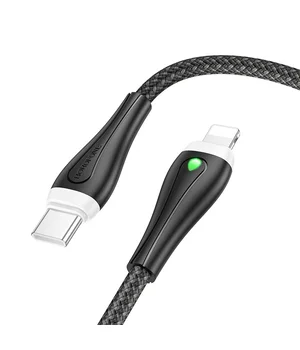 Дата кабель Borofone BX100 Advantage 27W Type-C to Lightning Black
