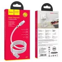 Дата кабель Hoco U91 "Magic magnetic" Type-C (1М) Білий