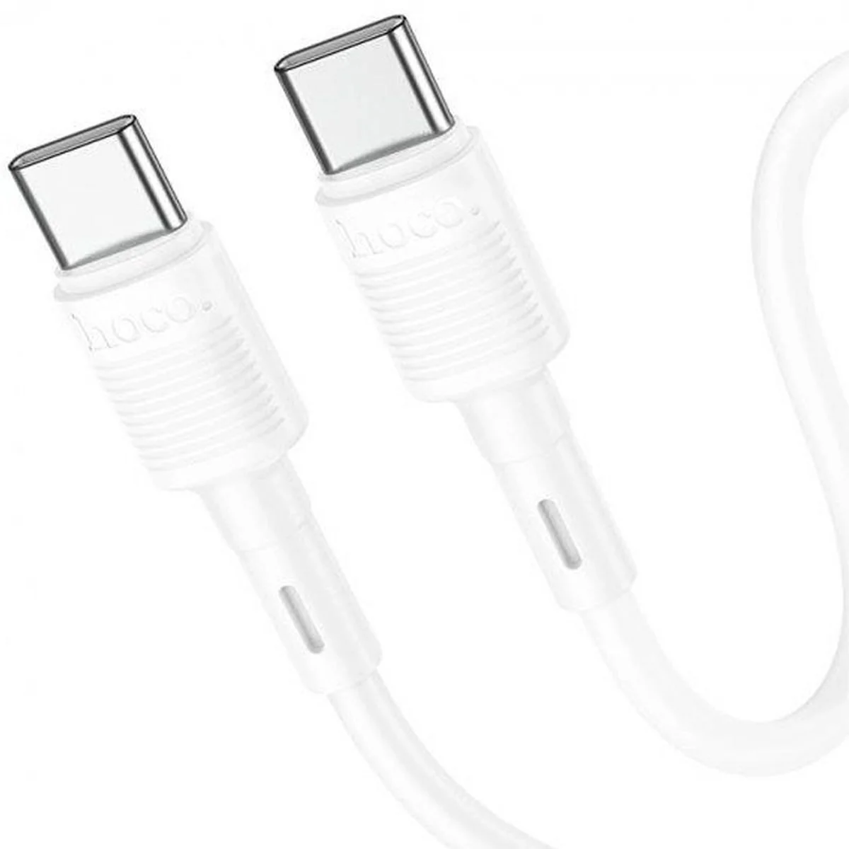 Дата кабель Hoco X83 Victory PD 60W Type-C to Type-C (1m) White