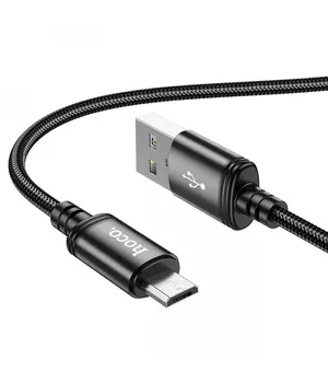 Дата кабель Hoco X89 Wind USB to MicroUSB (1m) Black