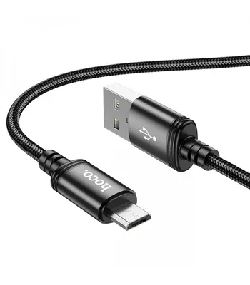 Дата кабель Hoco X89 Wind USB to MicroUSB (1m) Black