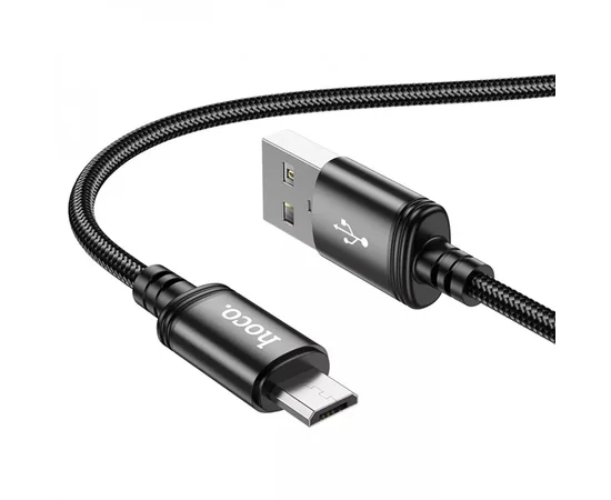 Дата кабель Hoco X89 Wind USB to MicroUSB (1m) Black
