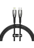 Дата кабель Baseus Glimmer Series Fast Charging Data Cable Type-C to Lightning 20W 1m (CADH000001) Black