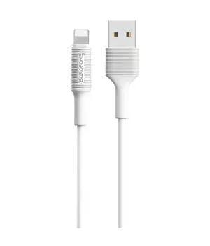 Дата кабель Borofone BX1 EzSync USB to Lightning (1m) Білий
