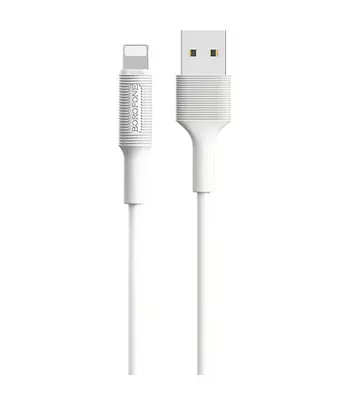 Дата кабель Borofone BX1 EzSync USB to Lightning (1m) Белый
