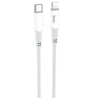 Дата кабель Hoco X70 Ferry PD Type-C to Lightning (1m) Белый
