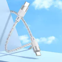 Дата кабель Hoco X99 Crystal Junction Type-C to Type-C 60W (1.2m) Gray