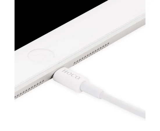Дата кабель Hoco UPL02 Lightning (1.2m) Белый