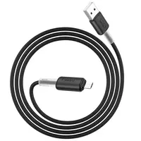 Дата кабель Hoco X48 "Soft" MicroUSB (1m) Черный