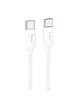 Дата кабель Hoco X87 Magic Type-C to Type-C PD 60W (1m) White