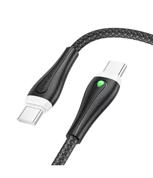 Дата кабель Borofone BX100 Advantage 60W Type-C to Type-C Black
