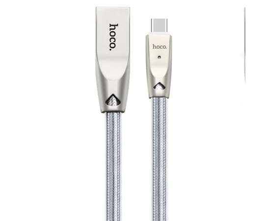 Дата кабель Hoco U9 Type-C Cable (1.2m) Серебряный