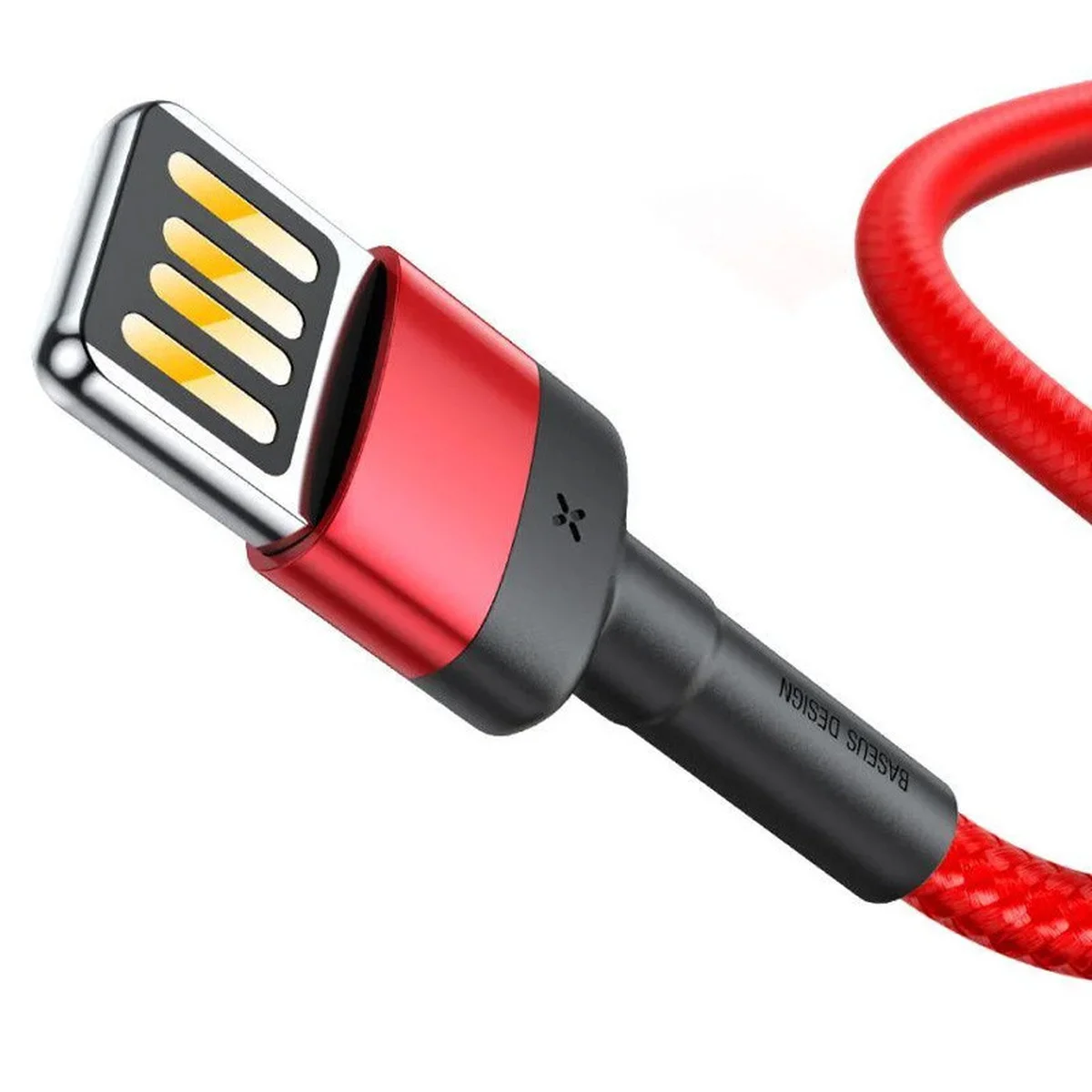 Дата кабель Baseus Cafule Lightning Cable Special Edition 2.4A (1m) (CALKLF-G) Red