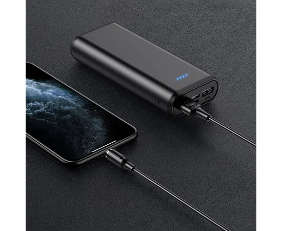 Дата кабель Borofone BX41 Amiable USB to Lightning (1m) Чорний