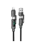 Дата кабель Hoco U152 Fortune 4in1 Type-C to Lightning/Type-C to USB 240W (1.2m) Black