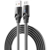 Дата кабель Borofone BU12 Synergy USB to MicroUSB (1.2m) Чорний