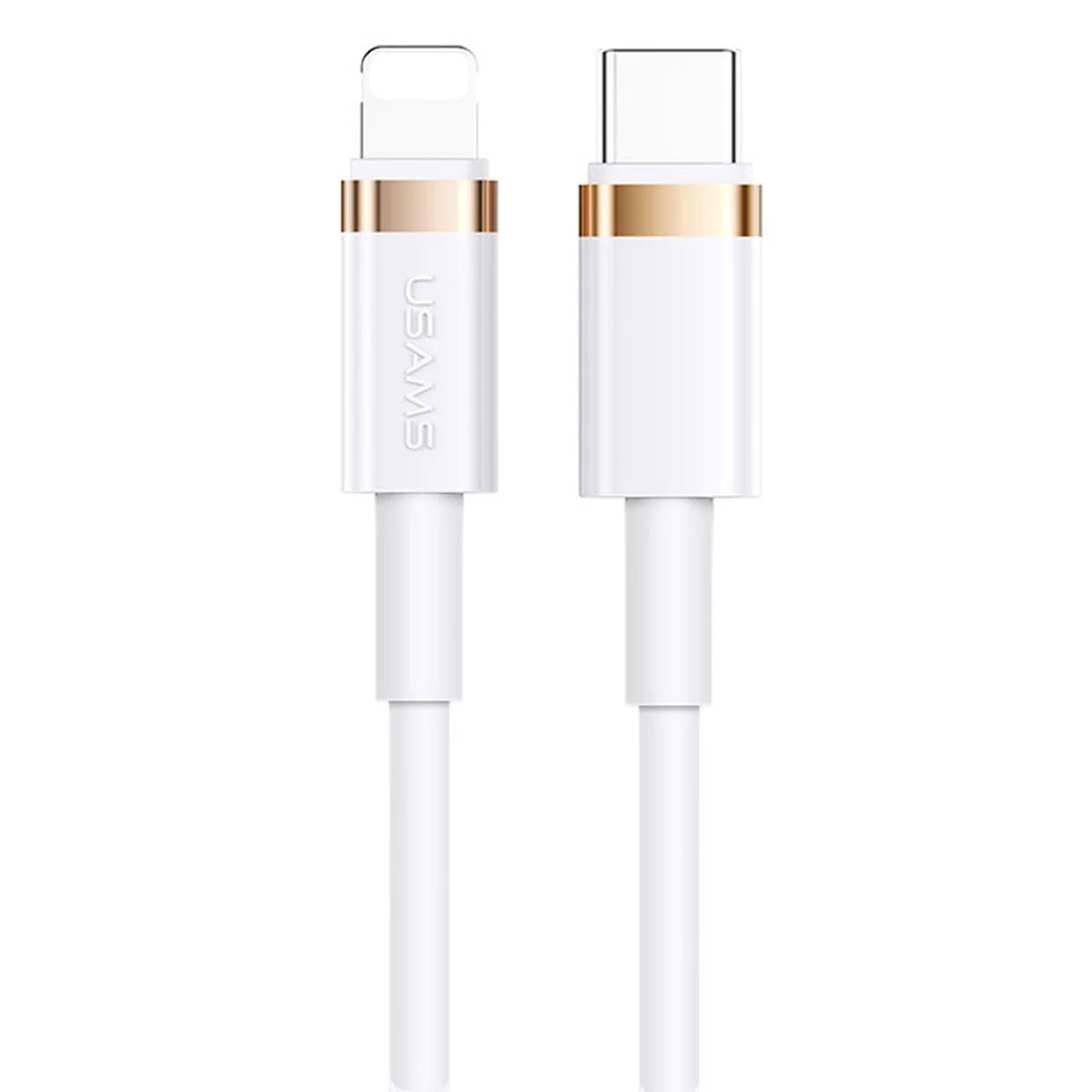 Дата кабель Usams US-SJ484 U63 Type-C To Lightning 20W PD (1.2m) Білий