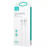 Дата кабель Usams US-SJ485 U63 Type-C To Lightning 20W PD (2m) Білий