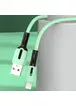 Дата кабель Usams US-SJ431 U51 Silicone USB to Lightning (1m) Мятный