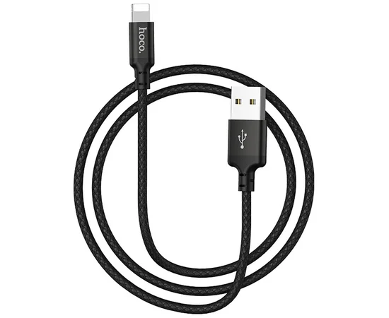 Дата кабель Hoco X14 Times Speed Lightning Cable (1m) Черный