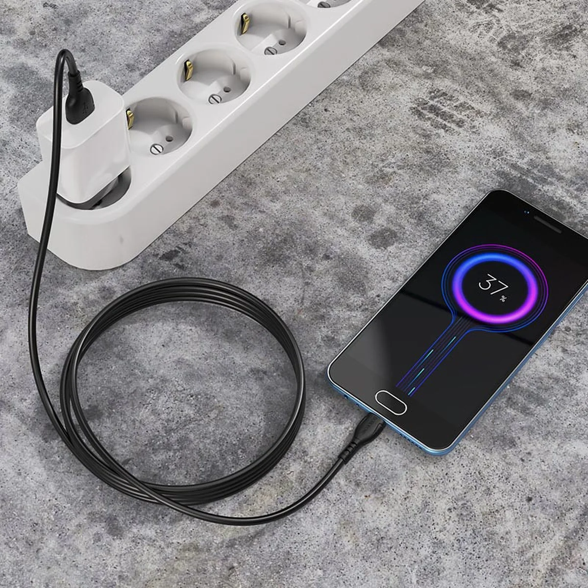Дата кабель Borofone BX51 Triumph USB to MicroUSB (1m) Чорний