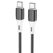 Дата кабель Borofone BX79 Type-C to Type-C 60W (1m) Черный