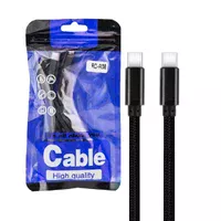 Дата кабель RD-R08 Type-C - Type-C Черный